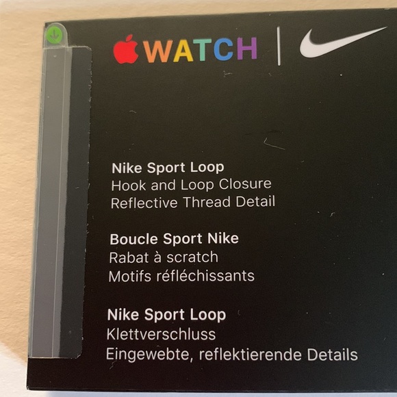 Apple 44mm White/Multi-Color Pride Edition Nike Sport Loop - Picture 8 of 14